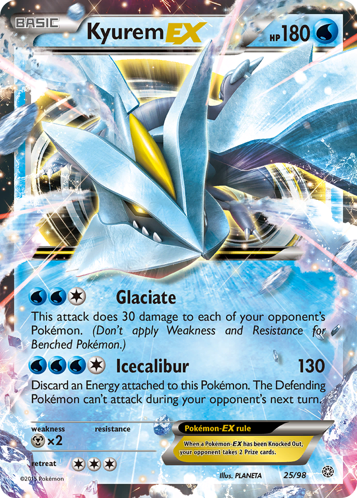 Kyurem EX (25/98) [XY: Ancient Origins] | Event Horizon Hobbies CA