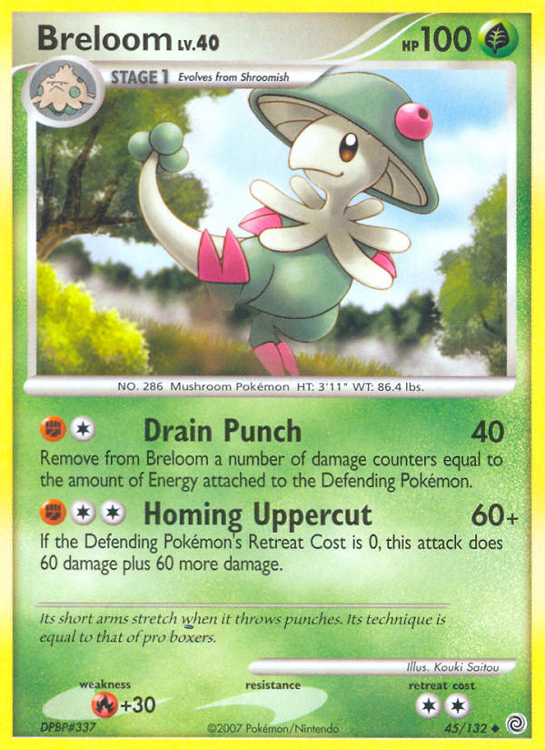 Breloom (45/132) [Diamond & Pearl: Secret Wonders] | Event Horizon Hobbies CA