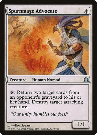 Spurnmage Advocate [Commander 2011] | Event Horizon Hobbies CA