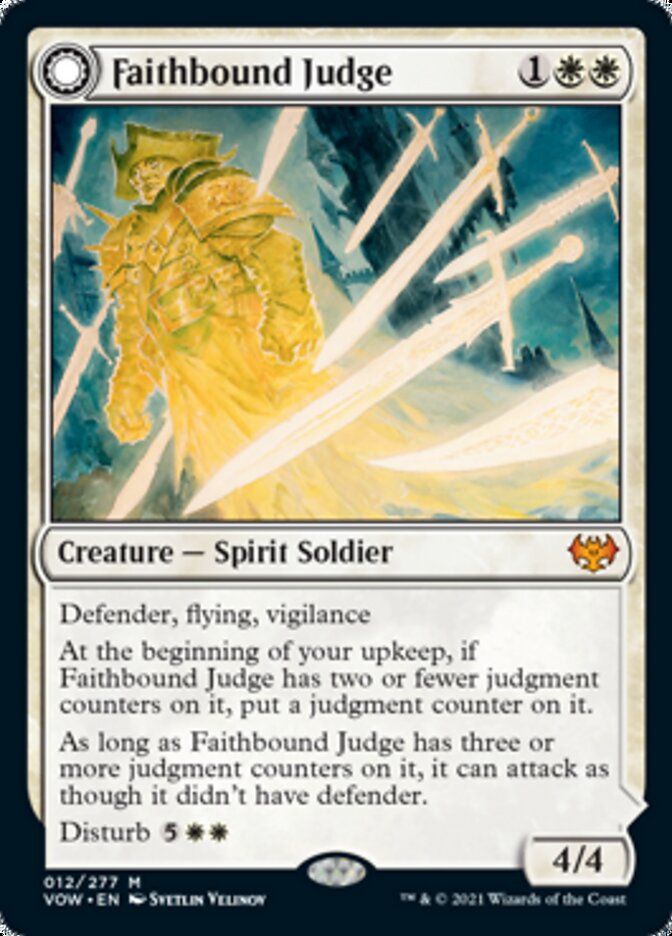 Faithbound Judge // Sinner's Judgment [Innistrad: Crimson Vow] | Event Horizon Hobbies CA