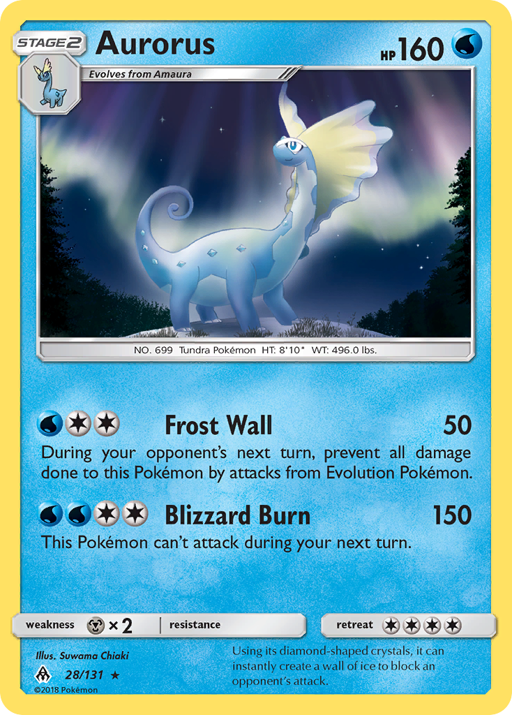 Aurorus (28/131) [Sun & Moon: Forbidden Light] | Event Horizon Hobbies CA