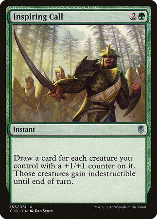 Inspiring Call [Commander 2016]