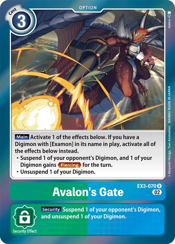 Avalon's Gate [EX3-070] [Draconic Roar] | Event Horizon Hobbies CA
