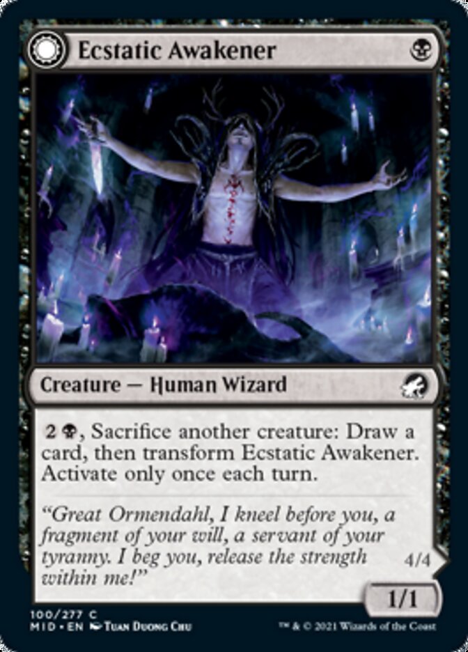 Ecstatic Awakener // Awoken Demon [Innistrad: Midnight Hunt] | Event Horizon Hobbies CA