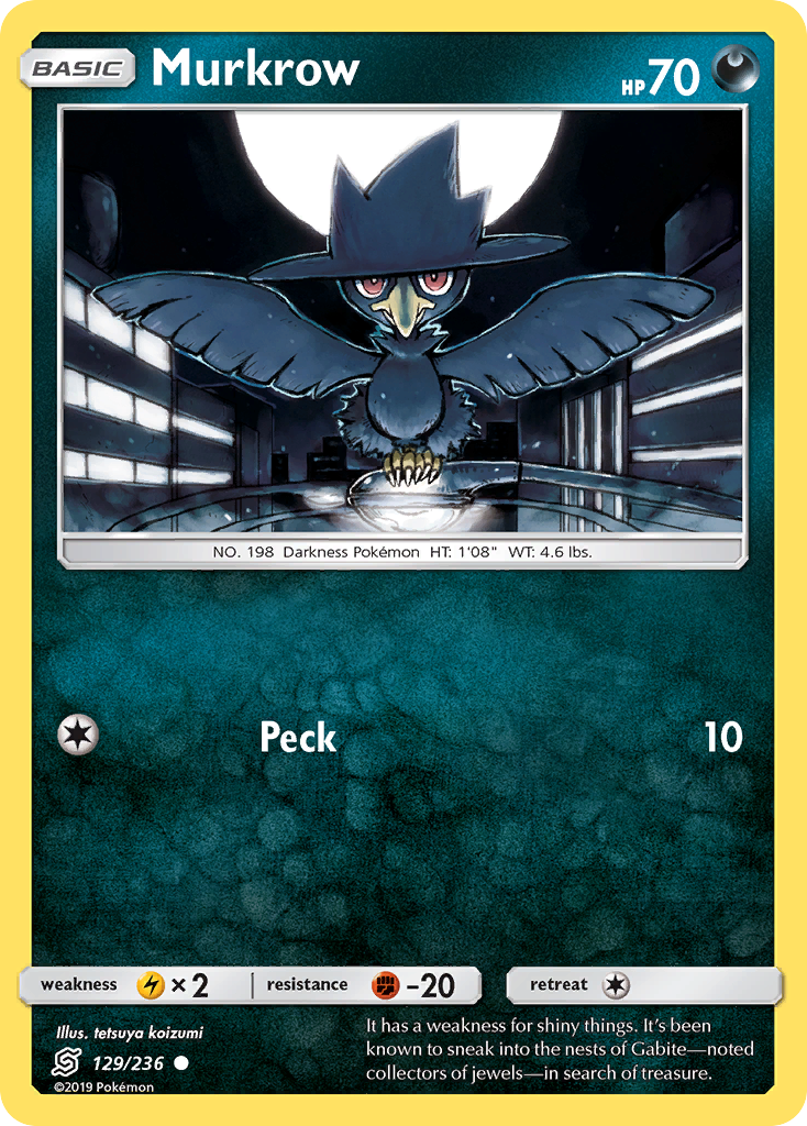 Murkrow (129/236) [Sun & Moon: Unified Minds] | Event Horizon Hobbies CA