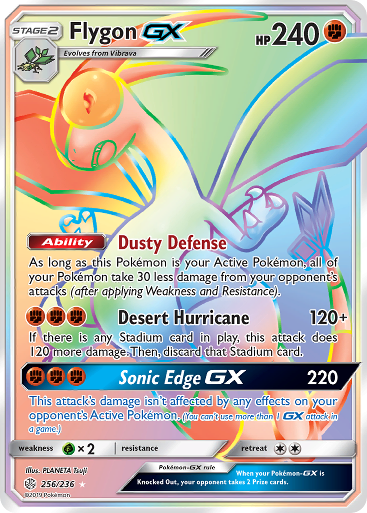 Flygon GX (256/236) [Sun & Moon: Cosmic Eclipse] | Event Horizon Hobbies CA