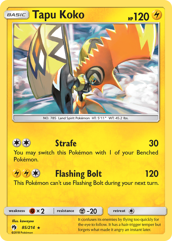 Tapu Koko (85/214) [Sun & Moon: Lost Thunder] | Event Horizon Hobbies CA