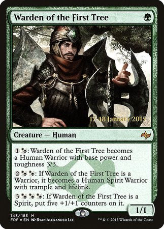 Warden of the First Tree [Fate Reforged Promos] | Event Horizon Hobbies CA