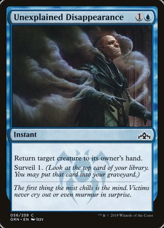 Unexplained Disappearance [Guilds of Ravnica] | Event Horizon Hobbies CA