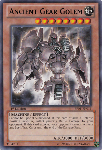 Ancient Gear Golem [BP01-EN011] Rare | Event Horizon Hobbies CA