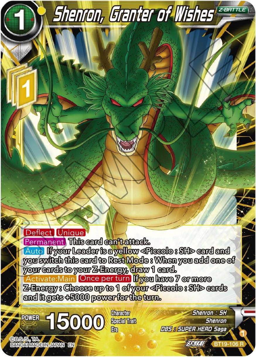 Shenron, Granter of Wishes (BT19-106) [Fighter's Ambition] | Event Horizon Hobbies CA