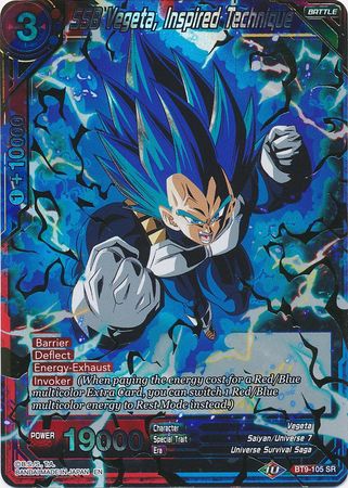 SSB Vegeta, Inspired Technique (BT9-105) [Universal Onslaught] | Event Horizon Hobbies CA