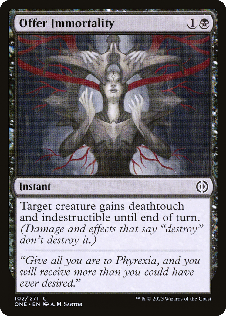 Offer Immortality [Phyrexia: All Will Be One] | Event Horizon Hobbies CA