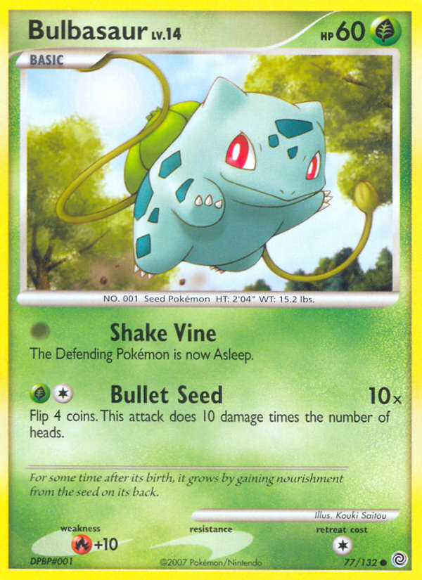 Bulbasaur (77/132) [Diamond & Pearl: Secret Wonders] | Event Horizon Hobbies CA