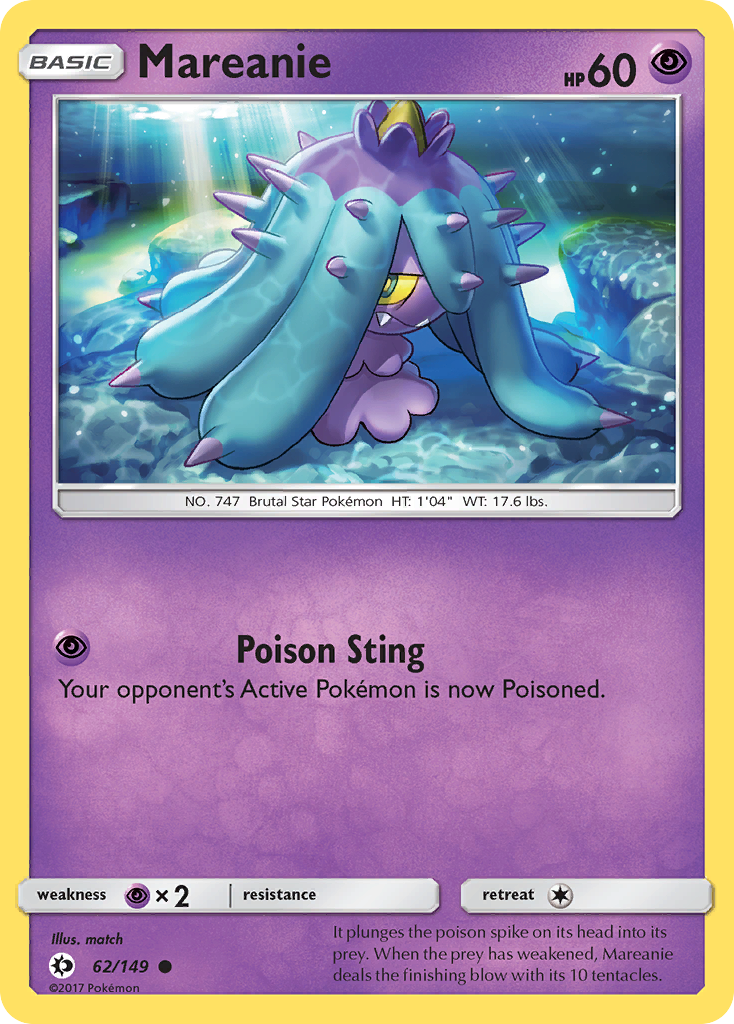 Mareanie (62/149) [Sun & Moon: Base Set] | Event Horizon Hobbies CA