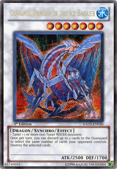 Gungnir, Dragon of the Ice Barrier [HA03-EN030] Secret Rare | Event Horizon Hobbies CA