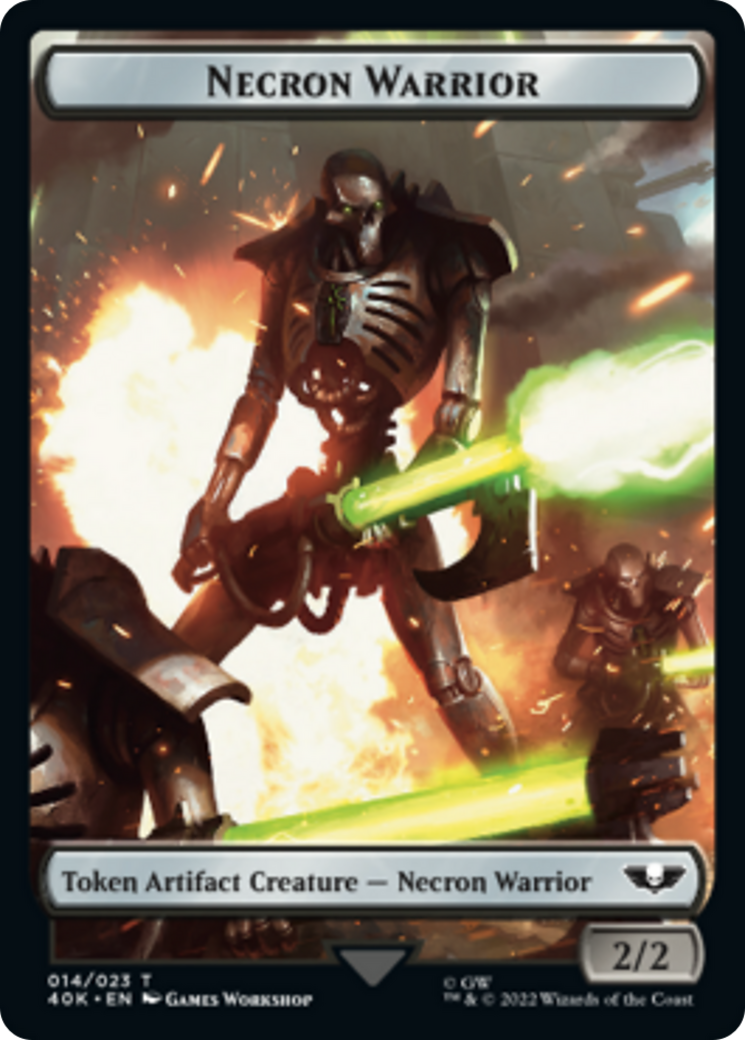 Necron Warrior // Insect [Universes Beyond: Warhammer 40,000 Tokens] | Event Horizon Hobbies CA