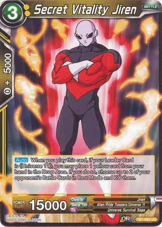 Secret Vitality Jiren (TB1-082) [The Tournament of Power] | Event Horizon Hobbies CA