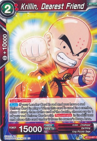 Krillin, Dearest Friend (BT12-007) [Vicious Rejuvenation] | Event Horizon Hobbies CA