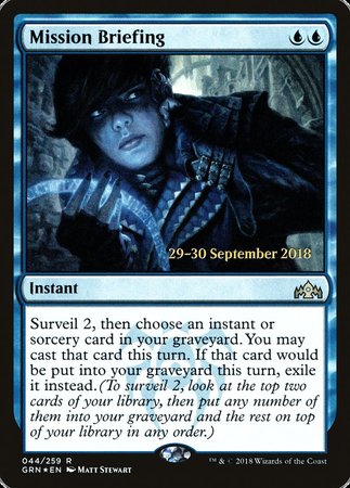 Mission Briefing [Guilds of Ravnica Promos] | Event Horizon Hobbies CA