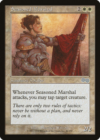 Seasoned Marshal [Urza's Saga] | Event Horizon Hobbies CA