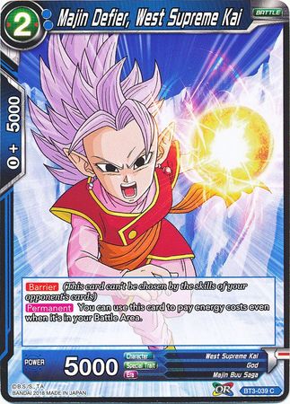 Majin Defier, West Supreme Kai (BT3-039) [Cross Worlds] | Event Horizon Hobbies CA