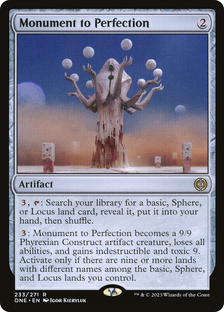 Monument to Perfection [Phyrexia: All Will Be One] | Event Horizon Hobbies CA