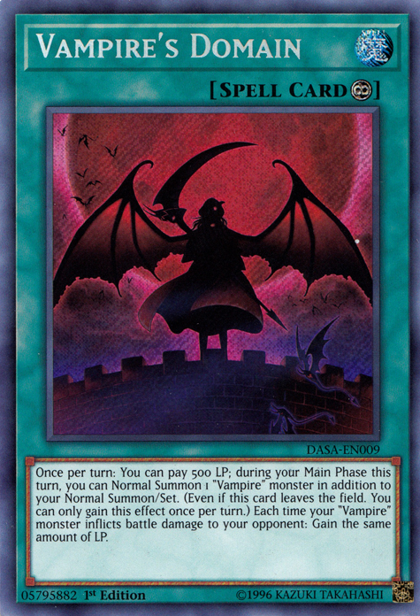 Vampire's Domain [DASA-EN009] Secret Rare | Event Horizon Hobbies CA