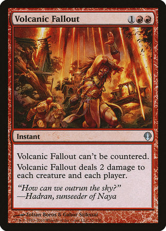 Volcanic Fallout [Archenemy] | Event Horizon Hobbies CA