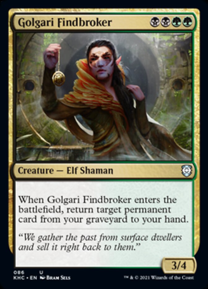 Golgari Findbroker [Kaldheim Commander] | Event Horizon Hobbies CA