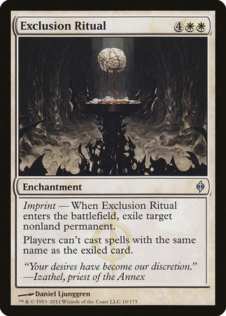 Exclusion Ritual [New Phyrexia] | Event Horizon Hobbies CA