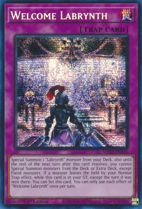 Welcome Labrynth [MP23-EN235] Prismatic Secret Rare | Event Horizon Hobbies CA