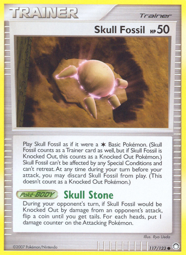 Skull Fossil (117/123) [Diamond & Pearl: Mysterious Treasures] | Event Horizon Hobbies CA