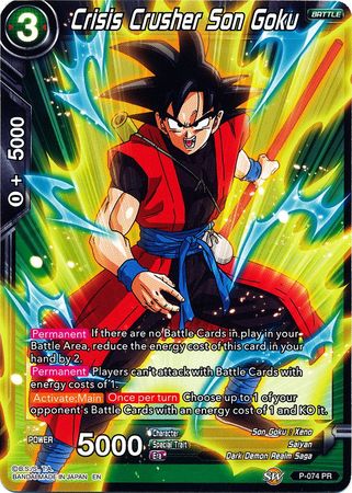 Crisis Crusher Son Goku (Alternate Art) (P-074) [Special Anniversary Set] | Event Horizon Hobbies CA