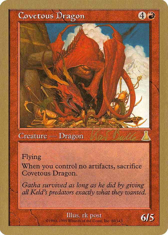 Covetous Dragon (Kai Budde) [World Championship Decks 1999] | Event Horizon Hobbies CA