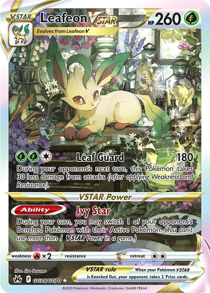 Leafeon VSTAR (GG35/GG70) [Sword & Shield: Crown Zenith] | Event Horizon Hobbies CA