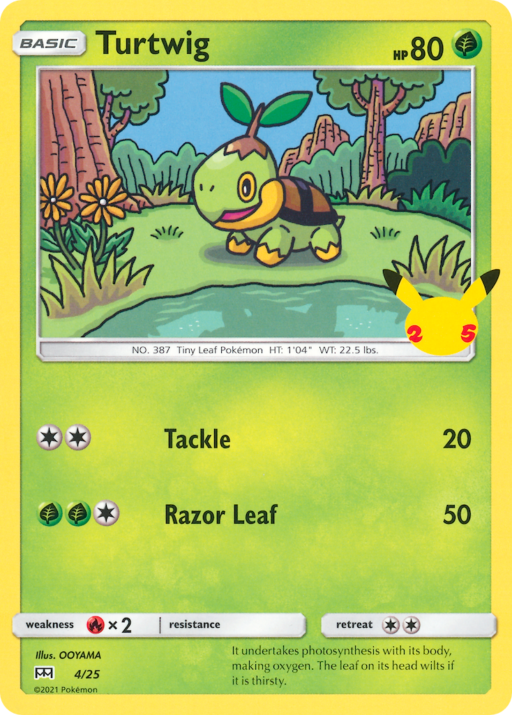 Turtwig (4/25) [McDonald's 25th Anniversary] | Event Horizon Hobbies CA