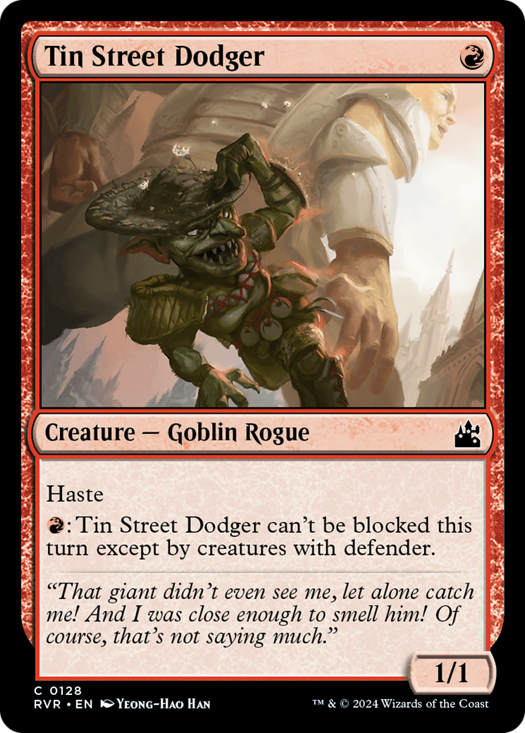 Tin Street Dodger [Ravnica Remastered] | Event Horizon Hobbies CA