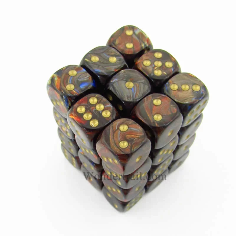 Dice - Chessex - 12mm D6 (36pc) - Festive