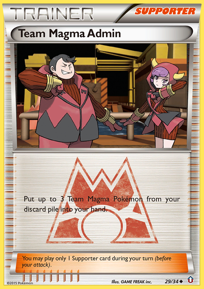 Team Magma Admin (29/34) [XY: Double Crisis] | Event Horizon Hobbies CA