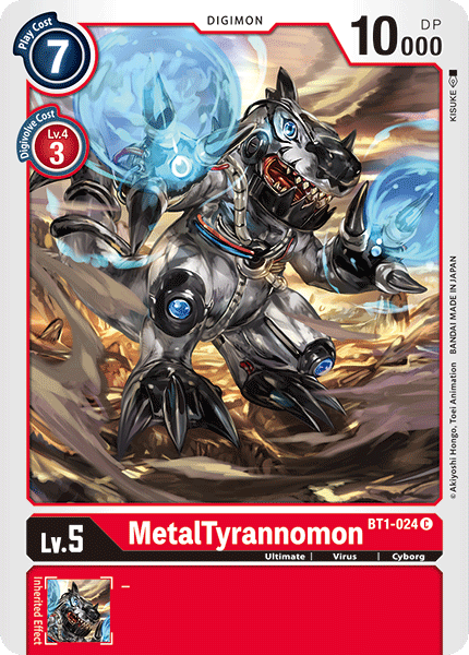 MetalTyrannomon [BT1-024] [Release Special Booster Ver.1.0] | Event Horizon Hobbies CA