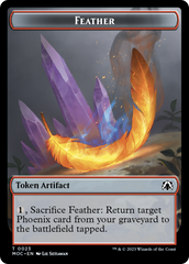 Feather // Servo Double-Sided Token [March of the Machine Commander Tokens] | Event Horizon Hobbies CA