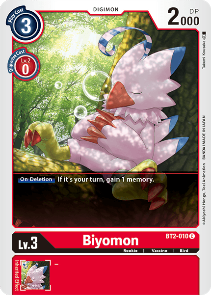 Biyomon [BT2-010] [Release Special Booster Ver.1.5] | Event Horizon Hobbies CA