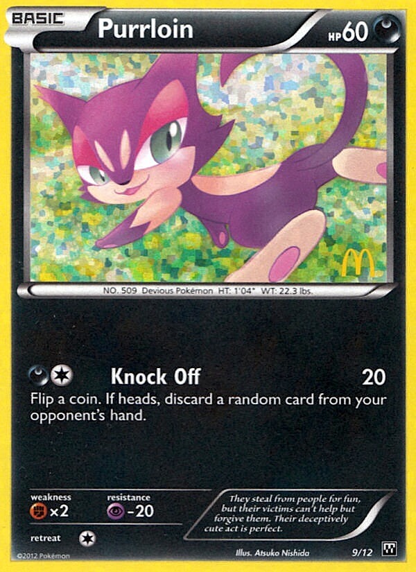 Purrloin (9/12) [McDonald's Promos: 2012 Collection] | Event Horizon Hobbies CA