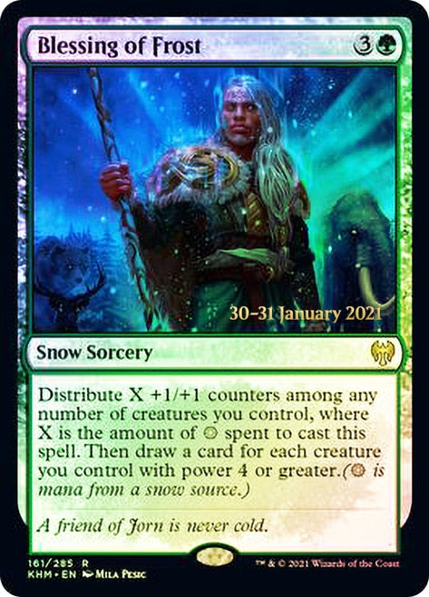 Blessing of Frost  [Kaldheim Prerelease Promos] | Event Horizon Hobbies CA