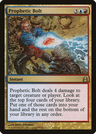 Prophetic Bolt [Commander 2011] | Event Horizon Hobbies CA