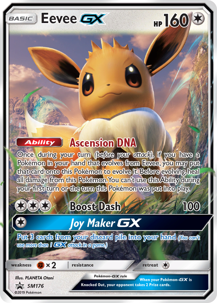 Eevee GX (SM176) (Jumbo Card) [Sun & Moon: Black Star Promos] | Event Horizon Hobbies CA