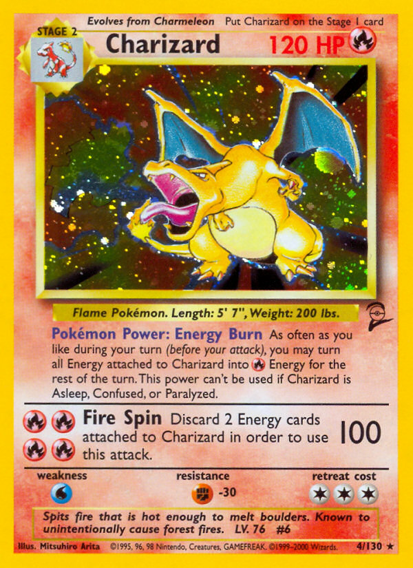 Charizard (4/130) [Base Set 2] | Event Horizon Hobbies CA