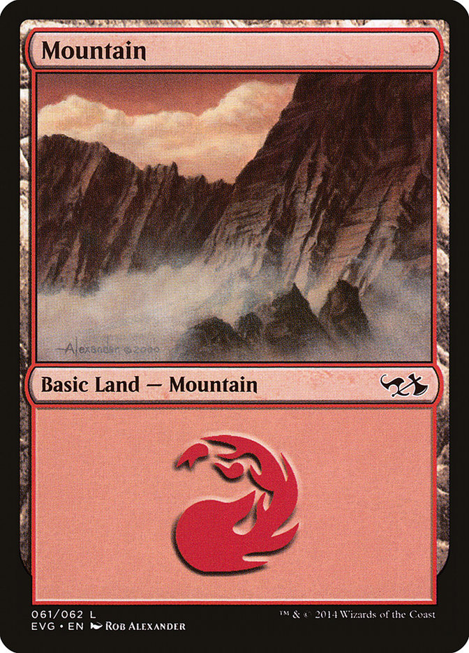 Mountain (61) (Elves vs. Goblins) [Duel Decks Anthology] | Event Horizon Hobbies CA