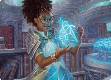 Zimone, Quandrix Prodigy Art Card [Strixhaven: School of Mages Art Series] | Event Horizon Hobbies CA